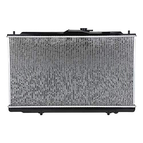 DNA Motoring OEM-RA-2412 1-Row Aluminum Core Radiator Compatible with 02-06 Acura RSX 2.0L AT, 27-3/16" W X 13-3/4" H X 5/8" D, 1-1/2" Inlet, 1-1/2" Outlet