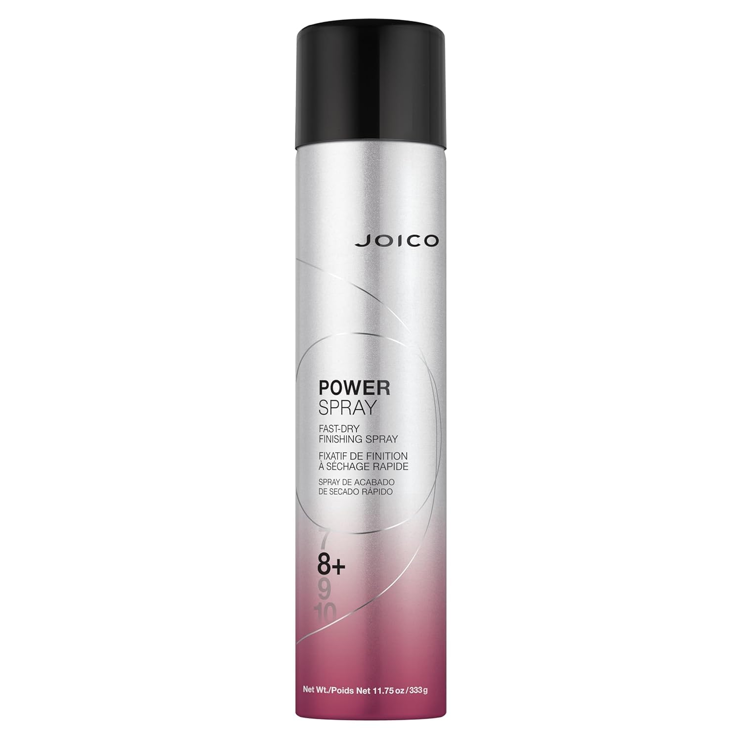 Joico Power Spray Fast-Dry Finishing Spray | For Most Hair Types | Protect Against Heat & Humidity | Protect Against Pollution & Harmful UV | Paraben & Sulfate Free | 72 Hour Hold | 11.75 Fl Oz