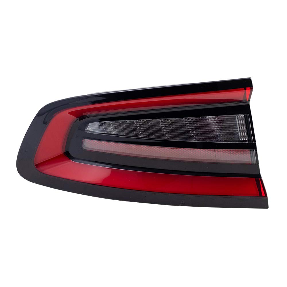 Brock Replacement Driver Quarter Panel Mounted Tail Light Compatible with 2015-2019 Charger