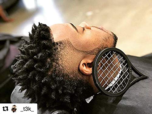 Twist It Up Comb - As Seen on Shark Tank - Alternative to Hair Sponges for Black Men's Curly Hair, Tennis Racket-Style Hair Twisting Tool (Green)