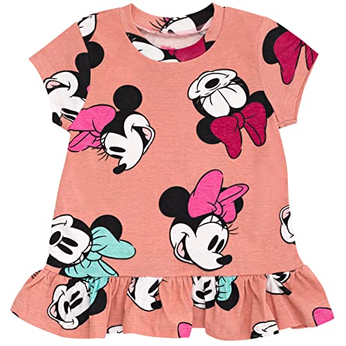 Disney Minnie Mouse Toddler Girls T-Shirt and Leggings Outfit Set Pink/Black 2T