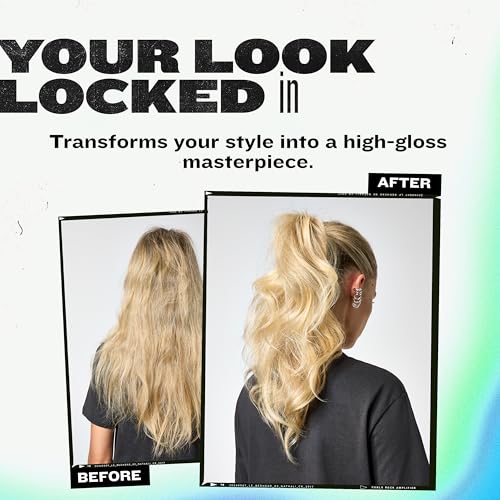 Bead Head by TIGI Masterpiece Shiny Hairspray with Strong Hold - For All Hair Types - Extra Strong Hold & Shiny Finish - Use on Dry Hair - Premium Hair Care Products for Women & Men - 2.0 oz (2 Pack)