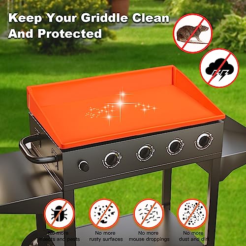 NancyL Griddle Cover for Blackstone, 【Upgraded Full-edge】 17 Inch BBQ Grill Cover Griddle Mat Silicone Protective Blackstone Griddle Accessories - Protect Griddle from Rust, Rodents, Insects, Debris