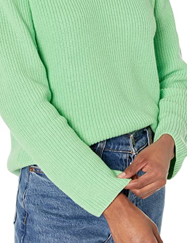 GAP Womens Textured Pullover Sweater Bright Aloe Global XS