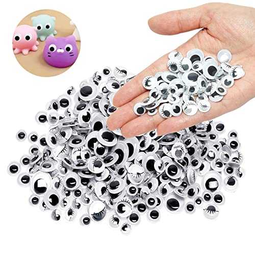 1330pcs Googly Eyes Self Adhesive for Crafts, Craft Sticker Wiggle Eyes with Multi Sizes for DIY