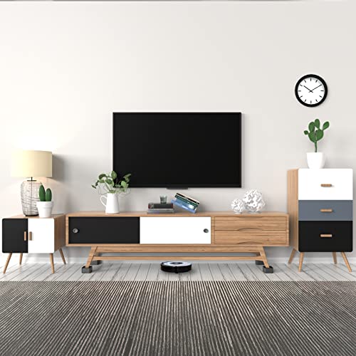 BTSD-home Bed Risers 1.5 or 3 inch Adjustable Furniture Heavy Duty for Couch Desk Sofa Table 4pack