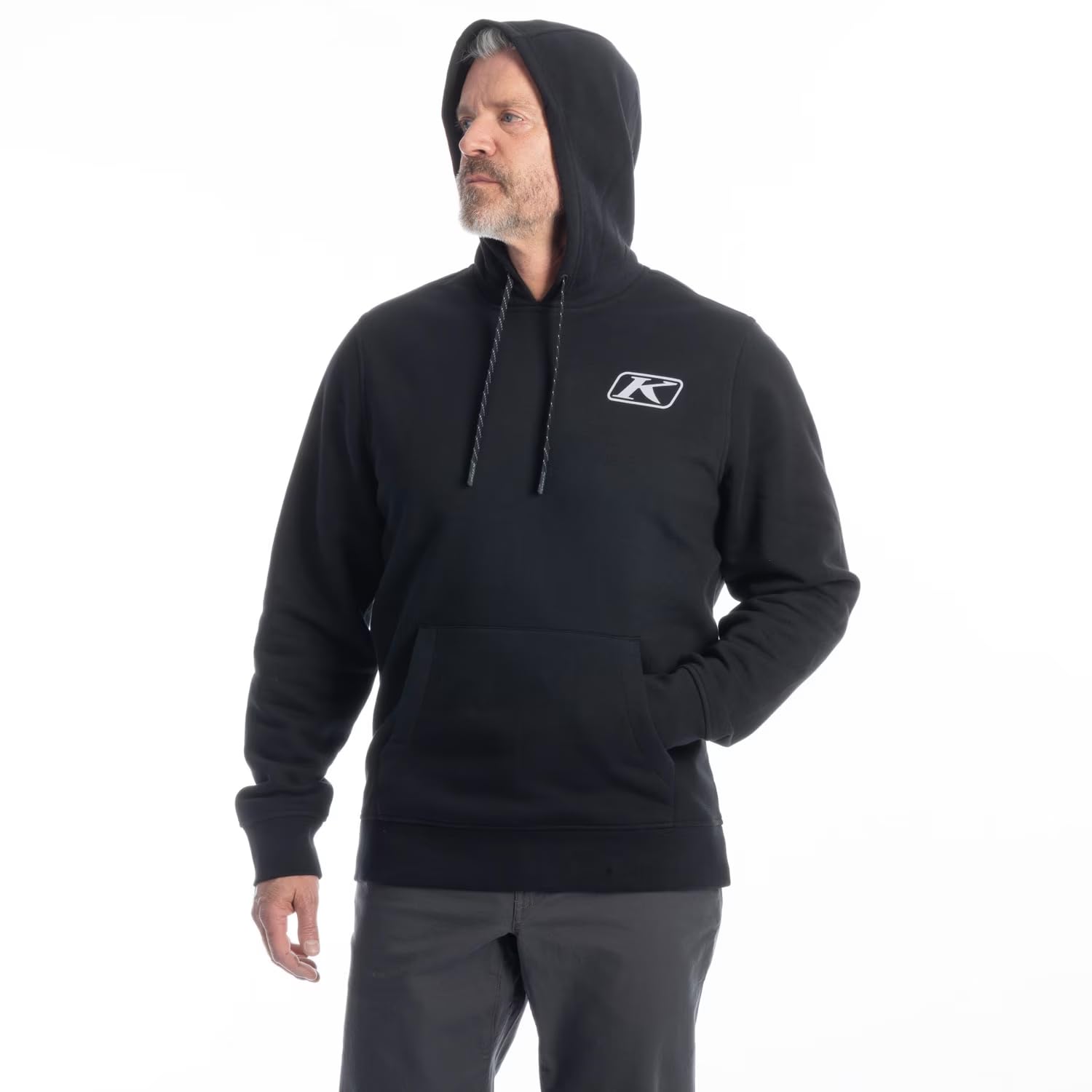 KLIM Men's Rippin' Pullover Hoodie Size XL - Black - High-rise
