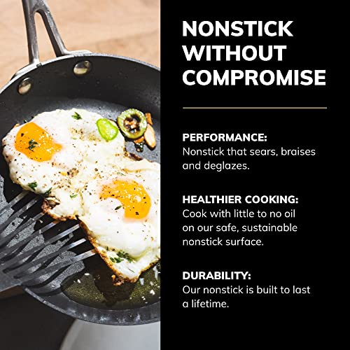 Scanpan Professional 8” Fry Pan - Easy-to-Use Nonstick Cookware - Dishwasher, Metal Utensil & Oven Safe - Made in Denmark
