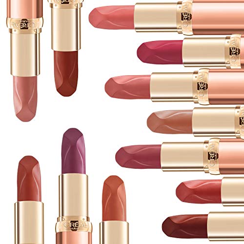 L'Oreal Paris Colour Riche Les Nus Lipstick, Nu Impertinent, 0.13 Oz.