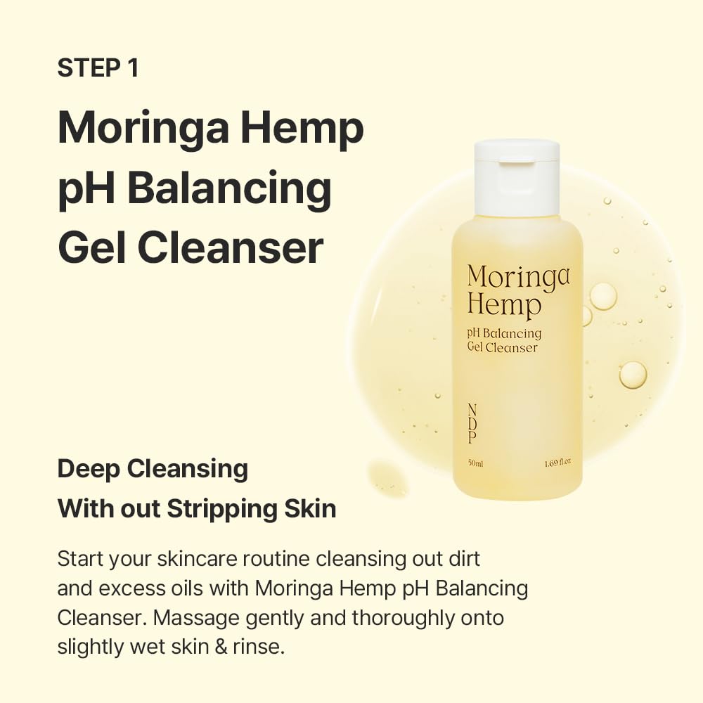 Natural Derma Project Travel Kit (Cleanser 1.69 fl.oz, Toner Essence 1.01 fl.oz, Cica Cream 0.5 fl.oz, Makeup Primer 0.5 fl.oz) | Mini Travel Size, Holiday Gift, Facial Skincare Routine Set
