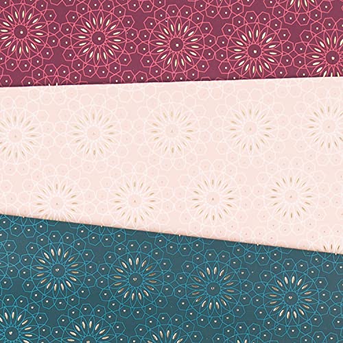 U Brands Hanging File Folders, Fleuri Jewel Tones, 12 Count