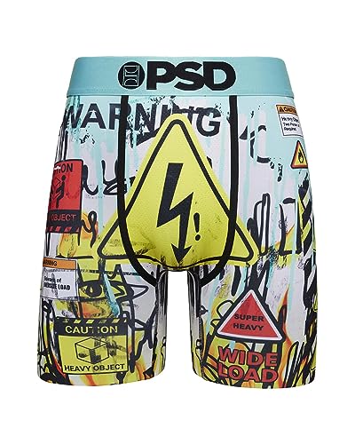 PSD Men's Drippin Heat Boxer Briefs, Multi, M