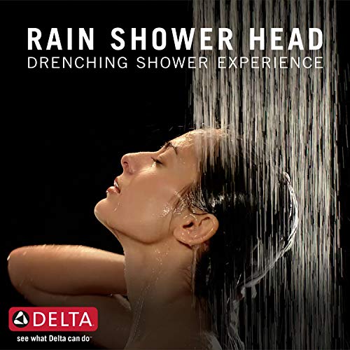 Delta Faucet Vero 14 Series Single-Function Tub and Shower Trim Kit with Single-Spray Touch-Clean Rain Shower Head, Champagne Bronze T14253-CZ (Valve Not Included)