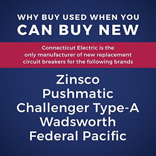 UBITBFP2002-New Zinsco QFP2200 Replacement. Two Pole 200 Amp Main Series Manufactured by Connecticut Electric, Gray