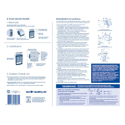 AprilAire 35 Water Panel Humidifier Filter Replacement for AprilAire Whole-House Humidifier Models 350, 360, 560, 560A, 568, 600, 600A, 600M, 700, 700A, 700M, 760, 760A, 768 (Pack of 1)