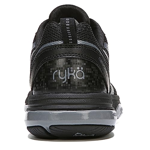 Ryka Womens Devotion Xt Cross Trainer, Black Grey, 8.5 US