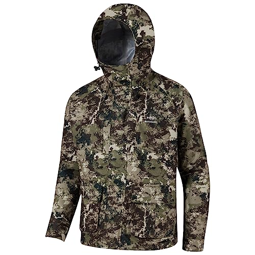 BASSDASH Walker Breathable Waterproof Fishing Hunting Wading Jackets with Silent Outer Fabric for Men Women in 7 Sizes