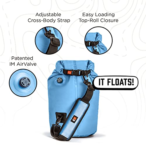 ICEMULE Classic Medium Collapsible Sling Strap Cooler – Hands Free, 100% Waterproof, 24+ Hours Cooling, Soft Sided Cooler for Hiking, Camping, Fishing & Picnics, 15 Liter, Fits 16 Cans + Ice