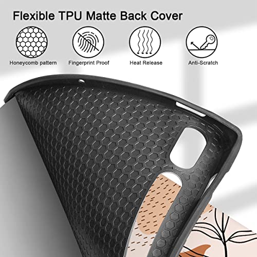 Tuiklol Case for Samsung Galaxy Tab S9 FE (5G) 10.9 inch & Tab S9 11 Inch 2023 Release Built-on S-Pen Holder, Slim Hard Shell Case Smart Trifold Stand Cover Auto Wake/Sleep,Lion