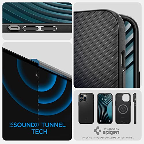 Spigen Mag Armor MagFit Designed for iPhone 14 Pro Max Case (2022) [Military-Grade Protection] Compatible with MagSafe - Matte Black