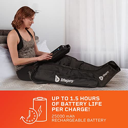 LifePro Air Sequential Leg Compression Massager Boots - FSA-HSA Approved Air Sequential Compression Device for Legs, Calf, Thigh and Foot -Air Compression Leg Massager for Circulation and Pain Relief