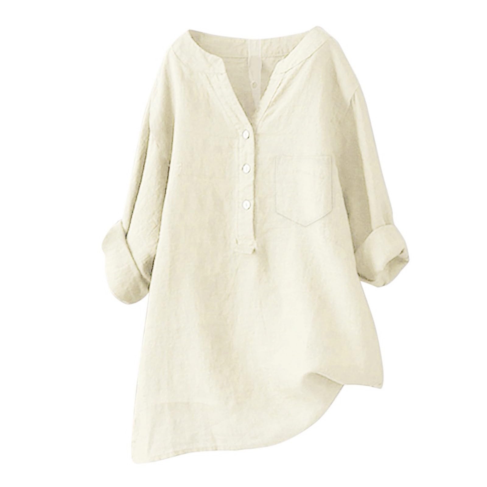 Warehouse Liquidation Pallets Women Linen Shirt Linen Tank Tops for Women Fall Womens Tops Womens Linen Tops and Blouses Linen Tops Women Pallets for sele Liquidation Unclaimed Electronics Beige