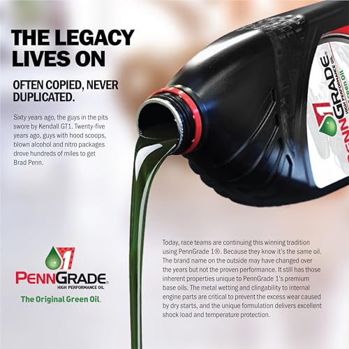 PENN GRADE 1, 71506, Synthetic Blend High Performance Oil SAE 10W-30, 1 Quart