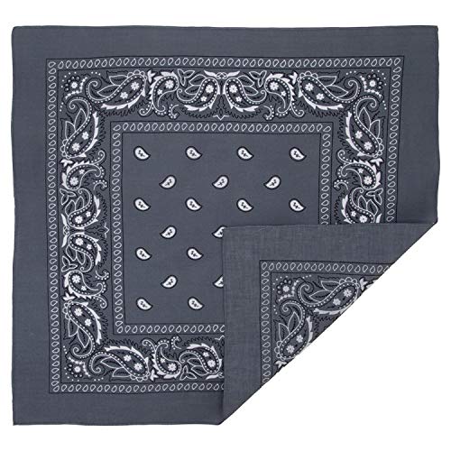 Orange Paisley Bandana - 3pcs