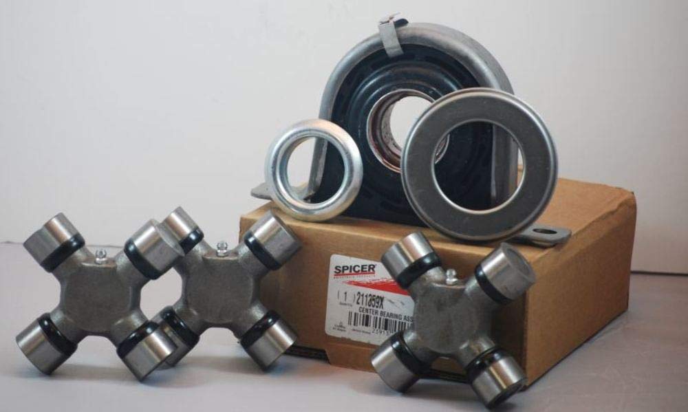 Fit Ford F250 F350 Superduty 4x4 Driveshaft Carrier Bearing and U Joint Kit