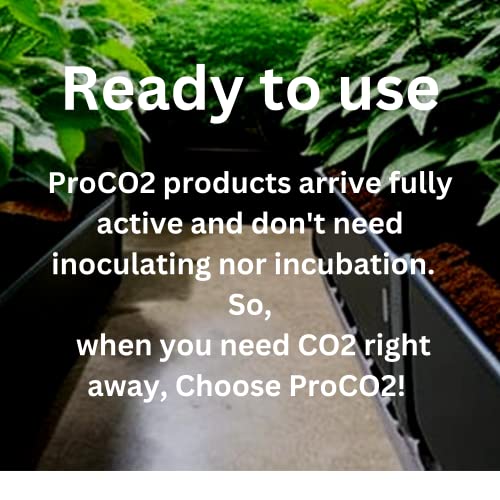 CO2 Boost for Indoor Grow Tent - Ready to Use - Natural Carbon Dioxide CO2 Boost for Indoor Grow Rooms - One XL CO2 Bucket Covers up to an 4'x4’ Area - Pro CO2 XL Bucket