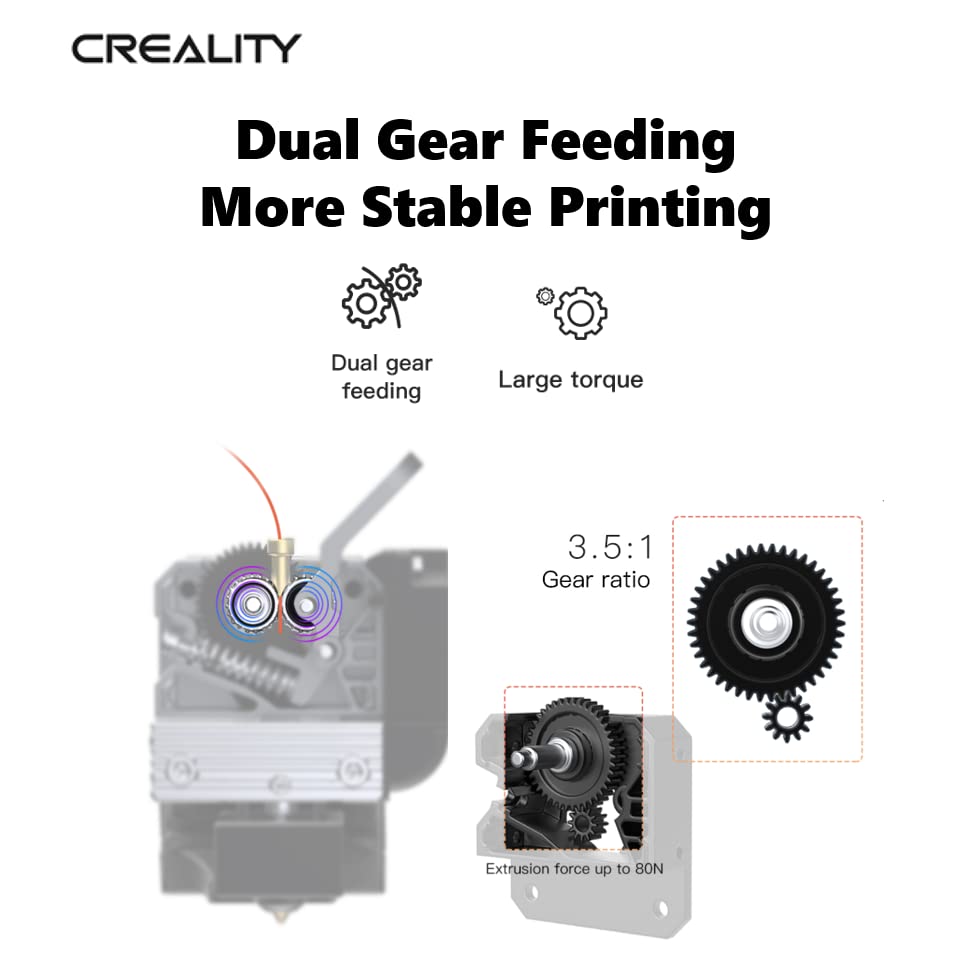 Creality Direct Drive Extruder Kit,New Sprite Extruder Pro Upgrade Kit for Creality Ender 3/Ender 3 V2/Ender 3 Pro/Ender 3 Max 3D Printers