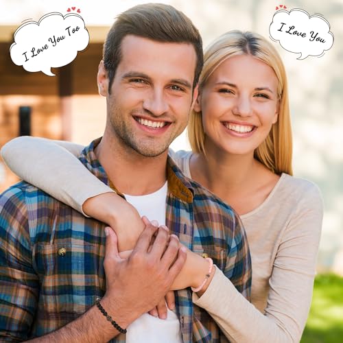 Tarsus Couples Gift Ideas Bracelets, Matching Bracelets for Couples Gifts Jewelry I Love You Gift for Him Her Boyfriend Girlfriend Valentines Christmas