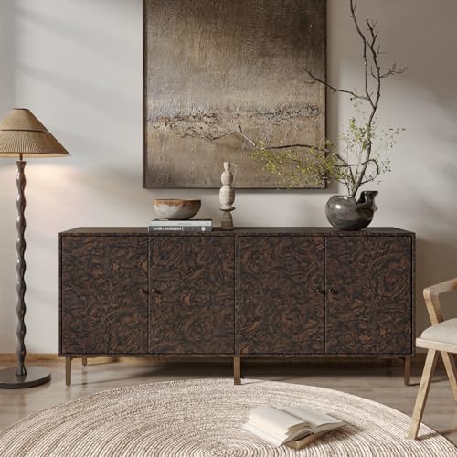 CHIHUT 30”x118” Dark Concrete Wallpaper Peel and Stick Thick Cement Concrete Contact Paper for Countertops Waterproof Self Adhesive Textured Brown Wall Paper for Living Room Bathroom Wall Covering