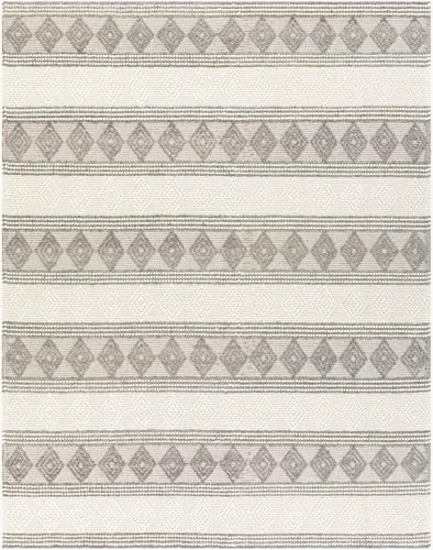 Mark&Day Wool Rugs, 9x12 Colville Cottage White Area Rug, White Carpet for Living Room, Bedroom or Kitchen (9' x 12')