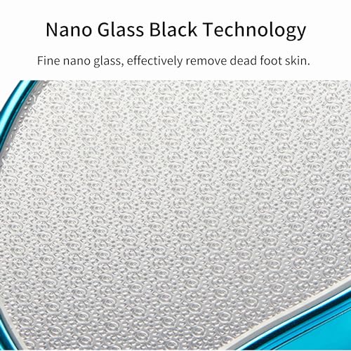 Ainio Nano Glass Foot File, Pedicure Tool and exfoliator, Glass Surface, Comfortable Hand and Foot Grinding Scraper for Wet and Dry feet, Removal Hard or Dead Skin, Suitable for Women or Men