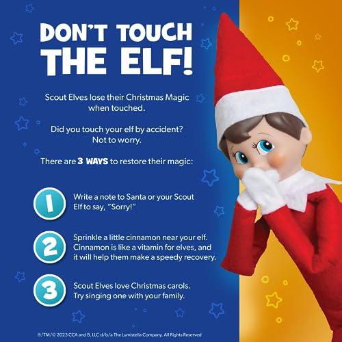 The Elf on the Shelf: A Christmas Tradition - Boy Scout Elf with Blue Eyes - Includes Artfully Illustrated Storybook, Keepsake Box and Official Adoption Certificate