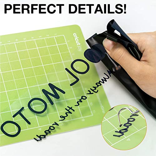 HTVRONT Heat Transfer Vinyl Rolls - 2 Pack 12" x 8ft Black and White HTV Vinyl for Shirts, Iron on Vinyl for All Cutting Machine - Easy to Cut & Weed for Heat Transfer Design (Black and White)