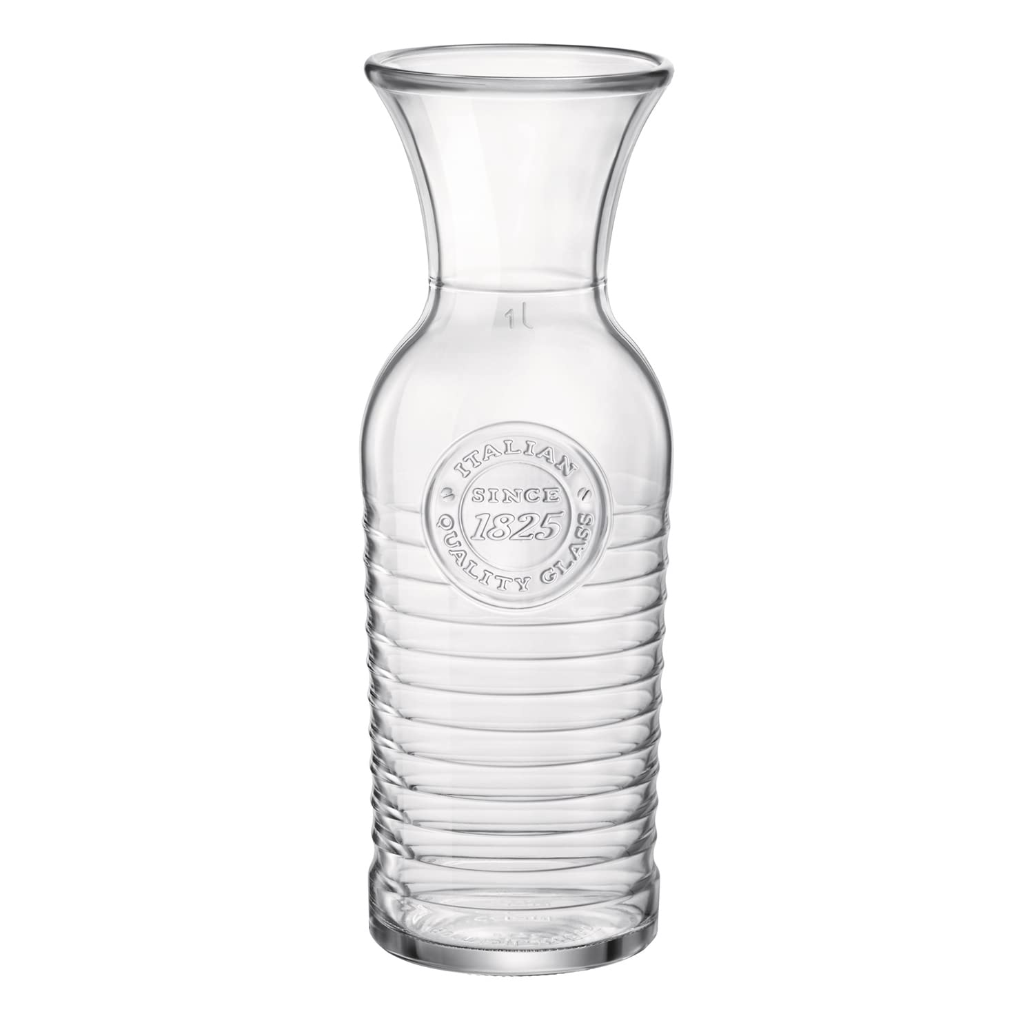 Bormioli Rocco Officina1825 Carafe, 33.75 oz,(Pack of 6) Clear