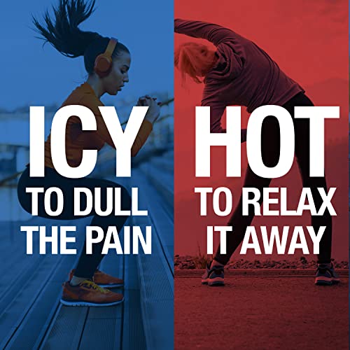 Icy Hot Pro No-Mess Pain Relief Patches with Menthol & Camphor & Advanced Hydrogel Technology, 5 Ct.