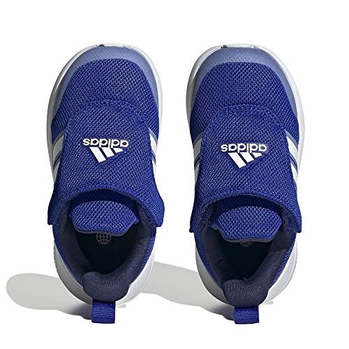 adidas Fortarun 2.0 Running Shoe, Blue Fusion/White/Almost Yellow (Elastic), 7 US Unisex Big Kid