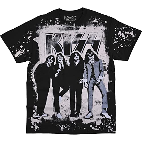 Liquid Blue Unisex-Adult Standard Kiss Dtk Havok, Black, Small