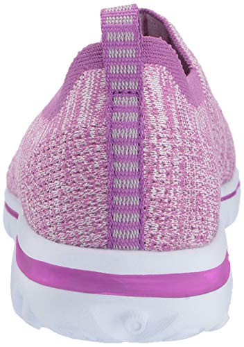 Propét Women's TravelActiv Stretch Shoe, Berry, 12 2E US