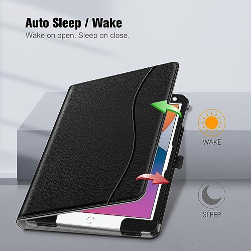 Fintie Case for iPad 9th / 8th / 7th Generation (2021/2020/2019) 10.2 Inch - [Corner Protection] Multi-Angle Viewing Stand Cover with Pocket & Pencil Holder, Auto Sleep Wake, Sandy Wave