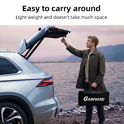 Projector Screen with Stand,84 inch Portable Projection Screen, Indoor Tripod Projector Screen 16:9 4K HD Rear Front Movie Screen with Carry Bag Wrinkle-Free Design for Home Theater Backyard Cinema