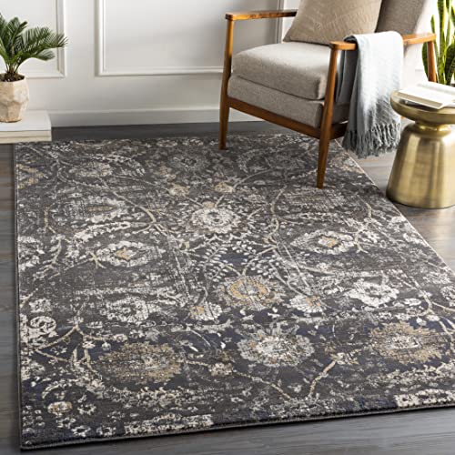 Mark&Day Area Rugs, 2x3 Avellino Traditional Black Area Rug, Grey Black Beige Carpet for Living Room, Bedroom or Kitchen (2' x 2'11")
