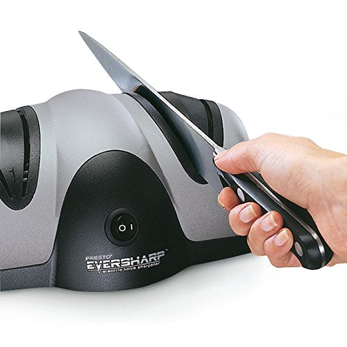 Presto EverSharp, 2-Stage System Electric Knife Sharpener, No Size, Black