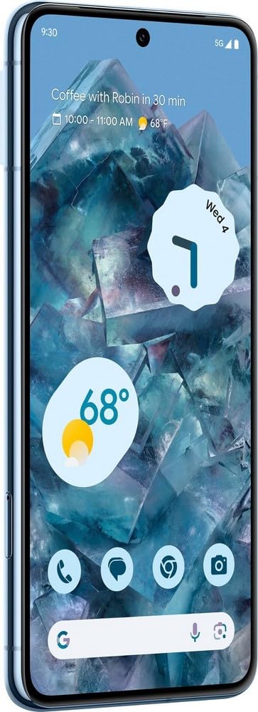 Google Pixel 8 Pro, Fully Unlocked | Blue, 256 GB, 6.7 in Screen | Grade A+ (Renewed)