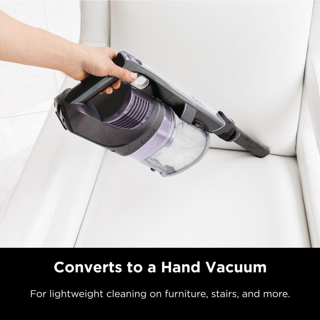 Shark Rocket Lightweight Cordless Stick Vacuum (IX141), 7.5 lbs, Blue Iris (Renewed)