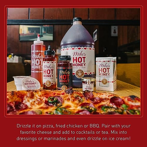 Mike's Hot Honey Combo Pack - Spicy, Gluten-Free Honey Infused with Chili Peppers (2 x 10oz)