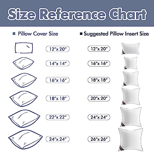 MIULEE 12x20 Pillow Inserts Set of 2 Throw Pillows Premium Down Alternative Lumbar Pillow Inserts Decorative Pillow Stuffer for Sofa, Couch (12x20 inch, Set of 2)